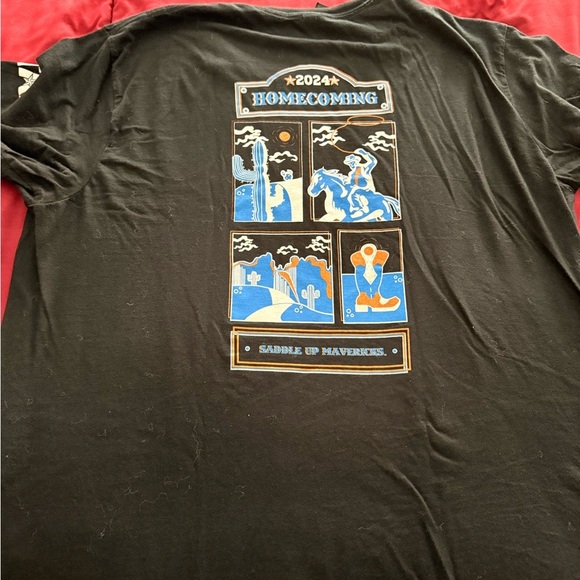 UTA Black Graphic T-Shirt - Picture 3 of 4